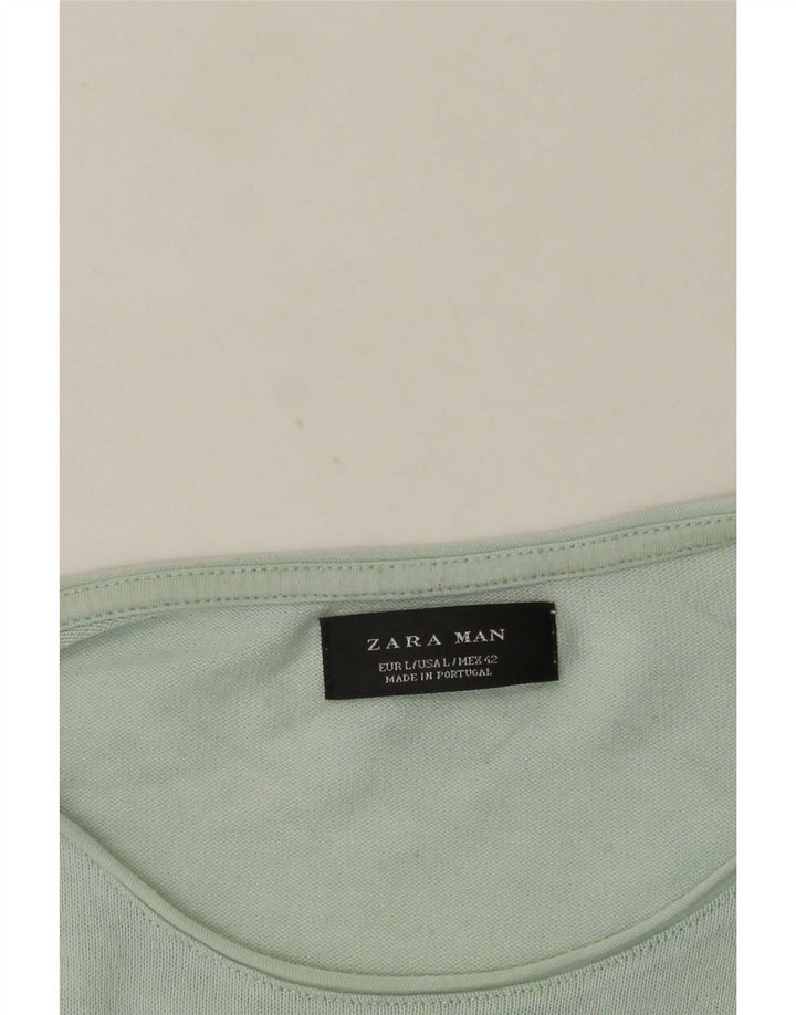 Tricou pentru bărbați Zara Top mare verde