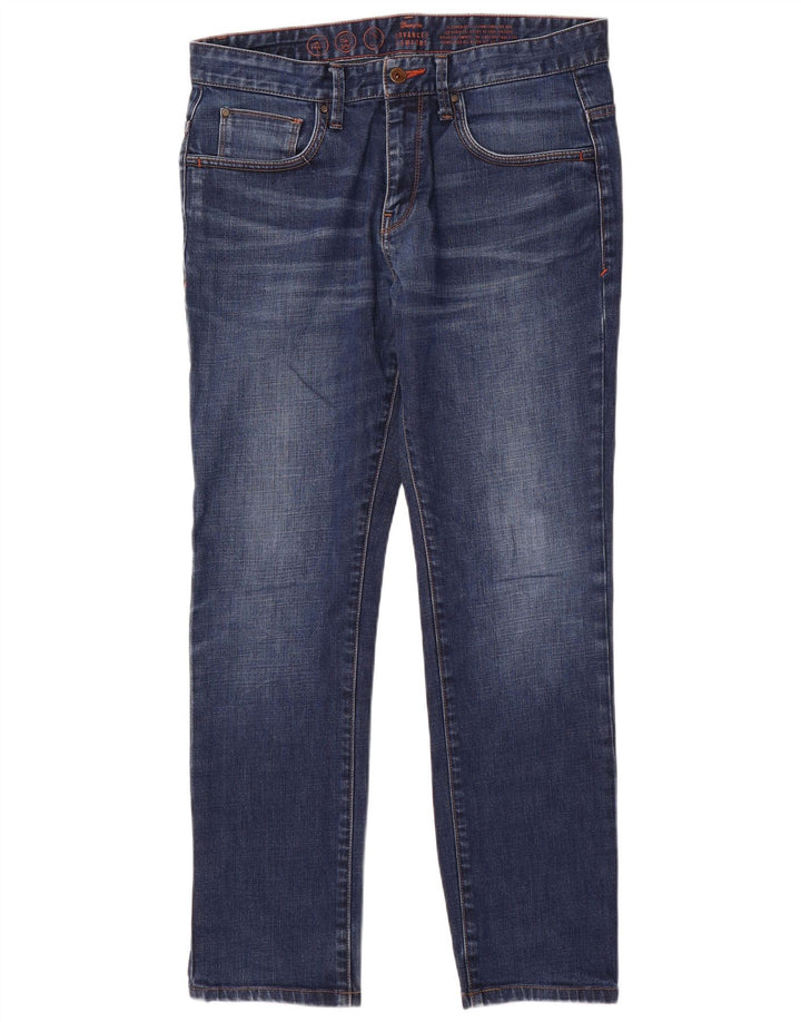 Blugi subțiri Wrangler pentru bărbați W32 L30 albastru