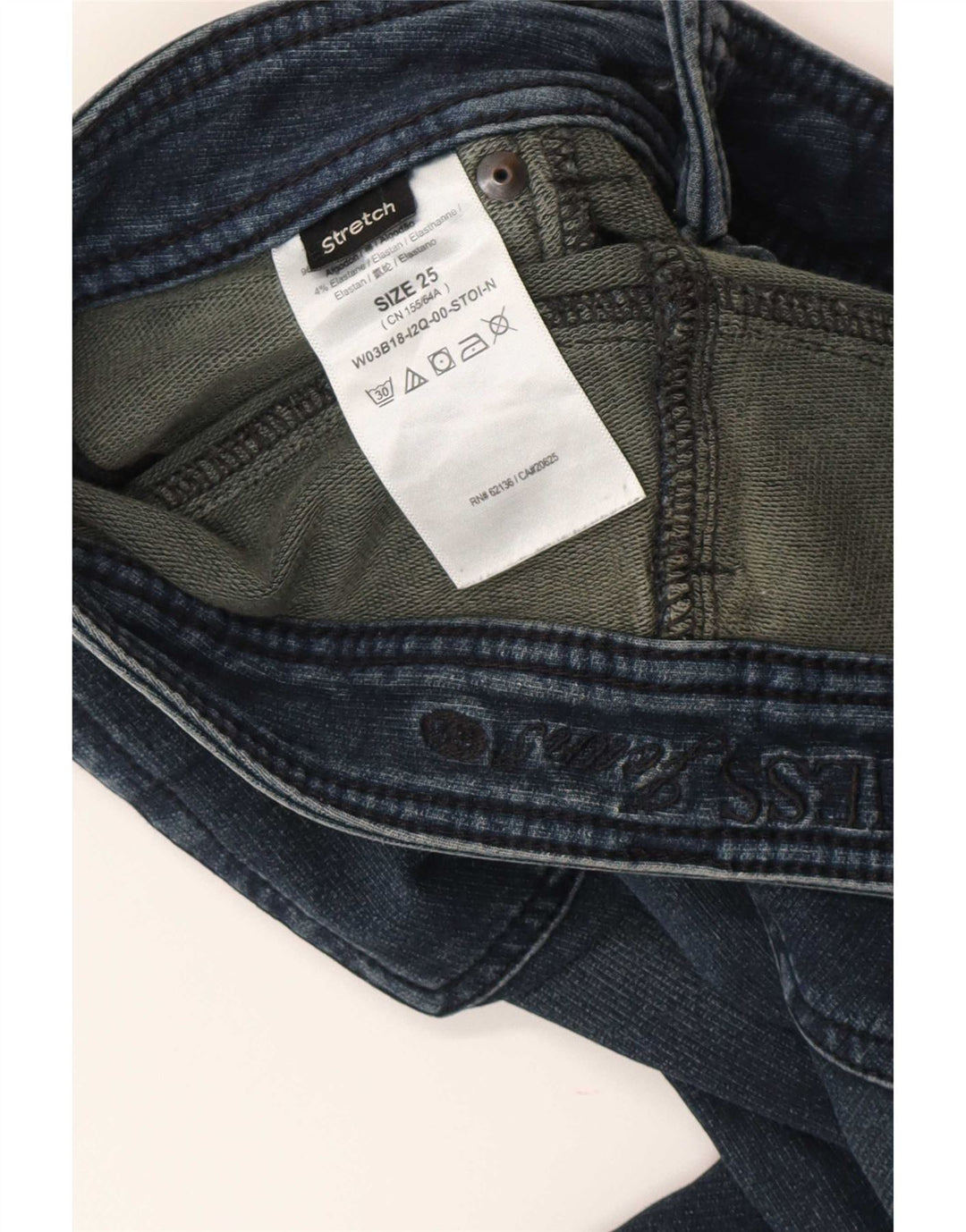 Blugi slim pentru femei Guess W25 L28 bumbac albastru