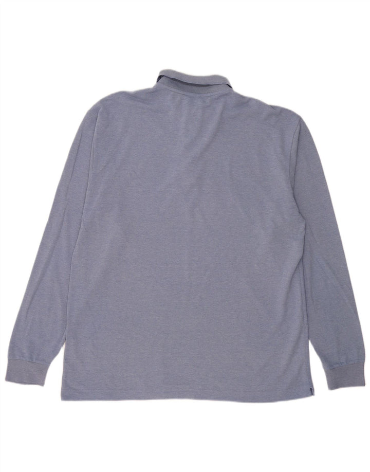 Cămașă polo pentru bărbați Kappa XL Bumbac albastru