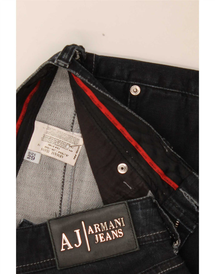 Blugi drepti pentru femei Armani L29 L24 Bumbac bleumarin