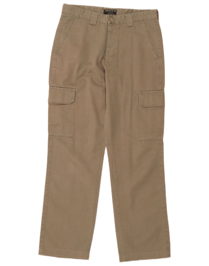 Pantaloni cargo drepti pentru bărbați LEE W31 L31 bumbac bej
