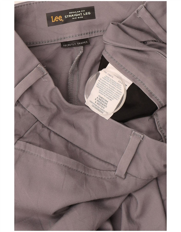 Pantaloni casual LEE, cu talie medie, cu talie medie US 8 Medium W30 L30 Gri