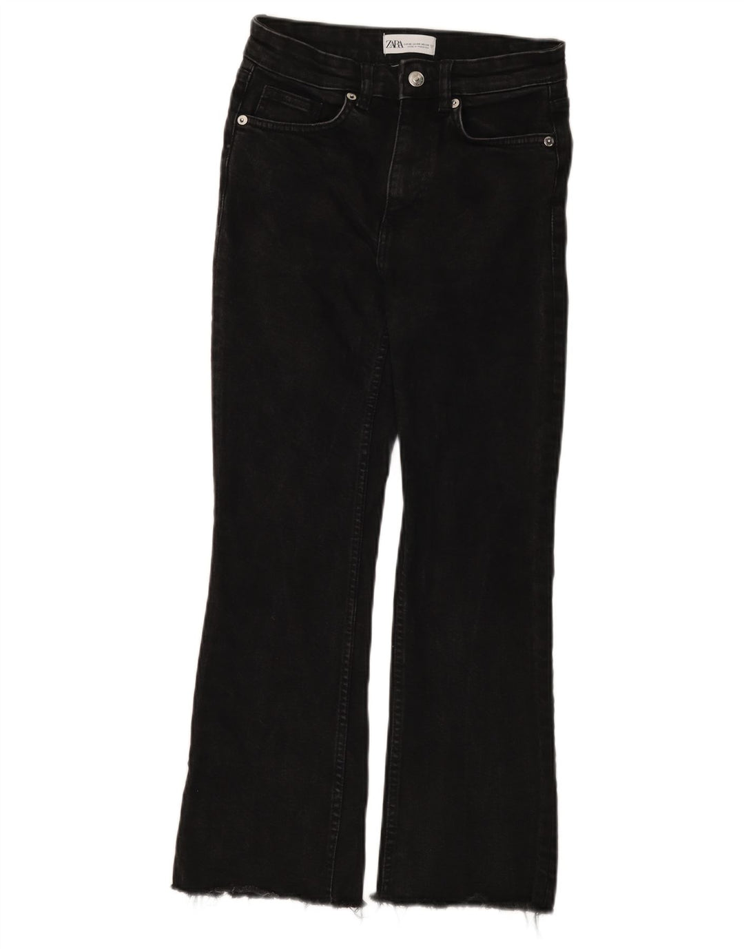 Blugi Zara Femei Bootcut EU 36 XS W26 L25 Negri