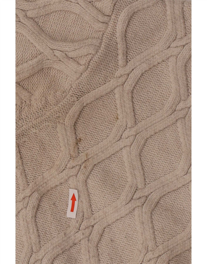 Pulover pentru femei Marks & Spencer Crop Crew Deck Pulover UK 14 Medium Bej
