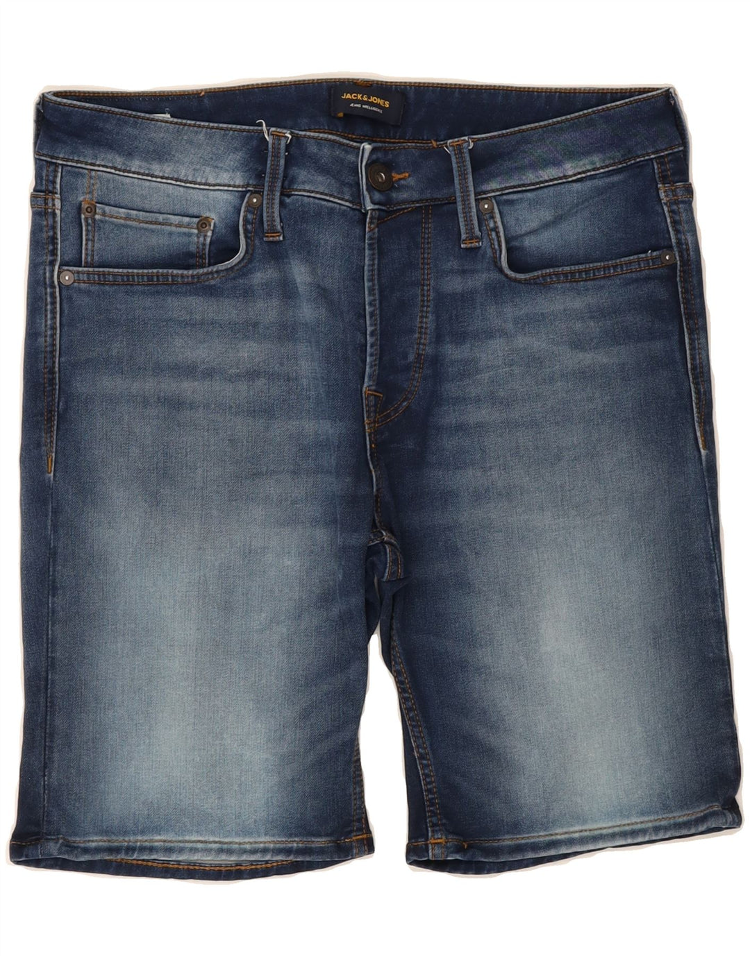 JACK & JONES Mens Denim Shorts Medium W32 Blue Cotton Vintage Jack & Jones and Second-Hand Jack & Jones from Messina Hembry 