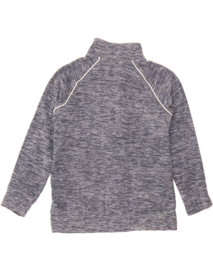 PUMA Girls Fleece Jacket 12-13 Years Large Navy Blue Flecked Polyester Vintage Puma and Second-Hand Puma from Messina Hembry 
