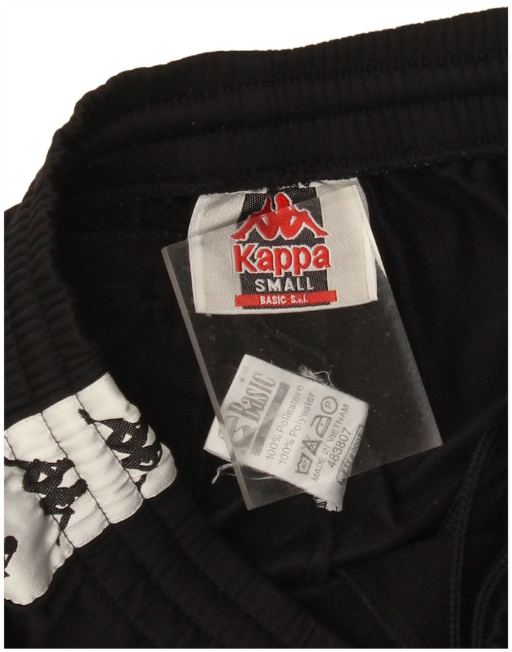 Pantaloni scurți sport grafic KAPPA pentru bărbați, negru, poliester color bloc