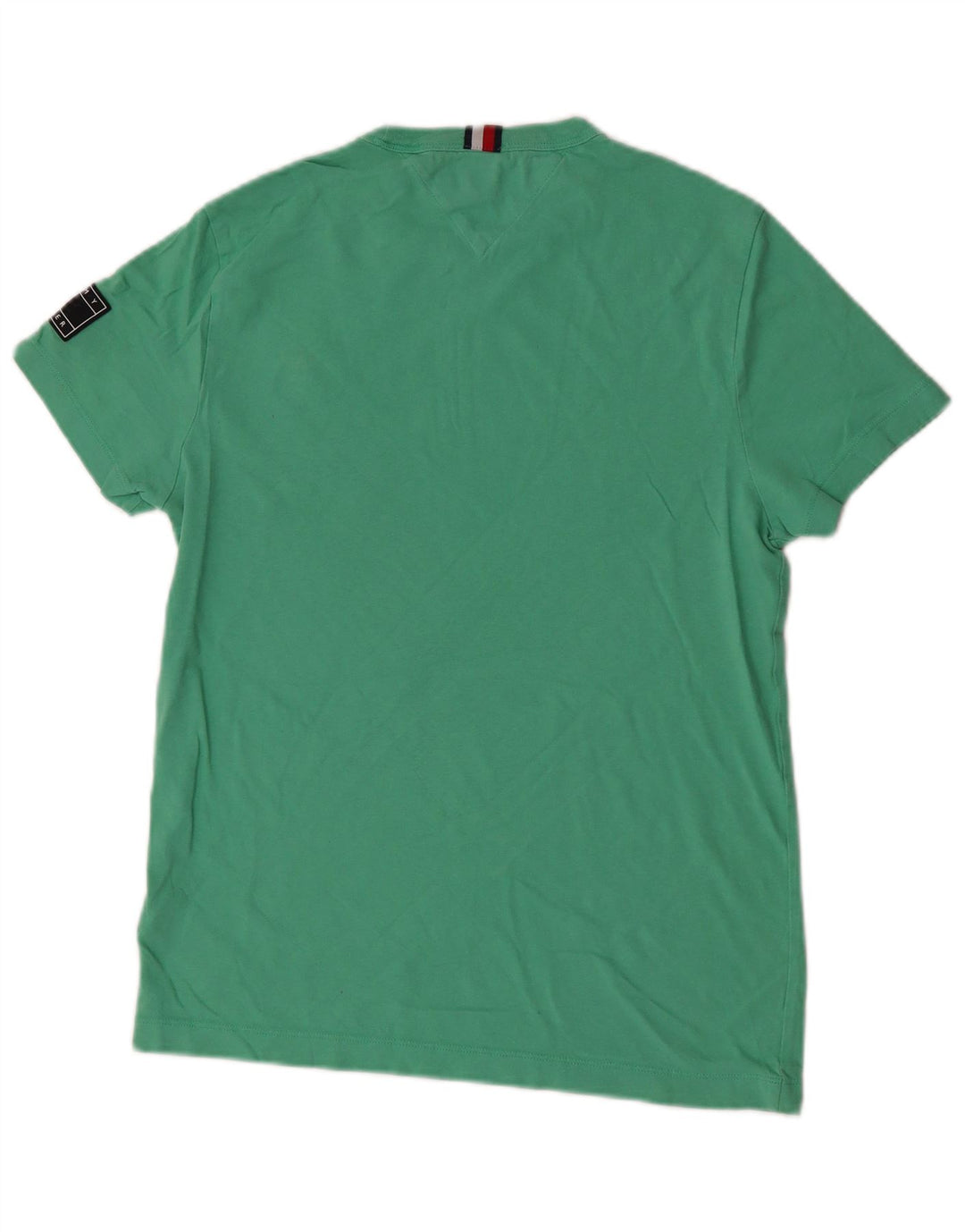 Tricou Tommy Hilfiger pentru bărbați Top mic din bumbac verde