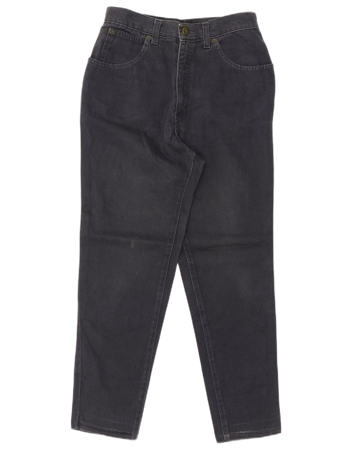 GIORGIO ARMANI Blugi conici pentru femei IT 40 Small W27 L25 Bumbac negru