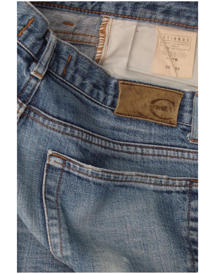 Blugi Cavalli Ittierre Bootcut W36 L34 Albastru