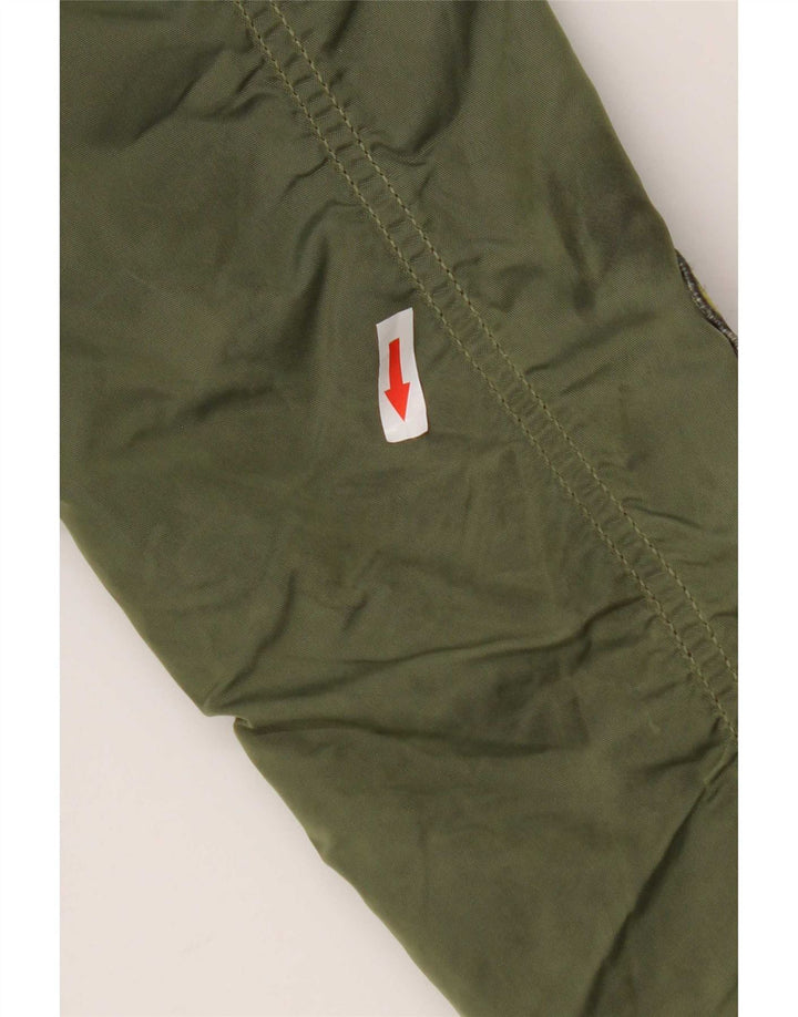 Jachetă bomber grafică pentru femei Alpha Industries UK 6 XS Nylon verde