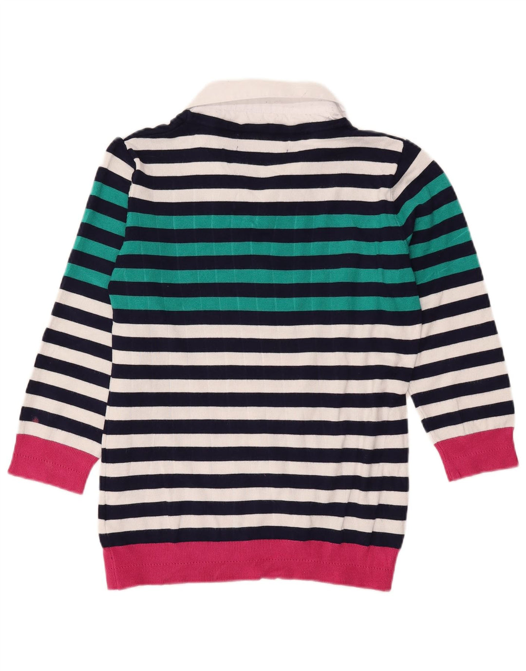 Pulover supradimensionat cu decolteu în V Paco Coastal pentru femei UK 10 mic multicolor
