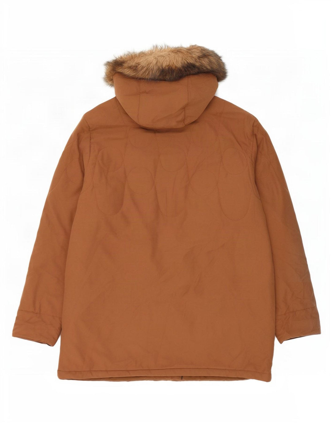 Marks & Spencer jachetă parka supradimensionată cu glugă pentru femei UK 18 XL maro