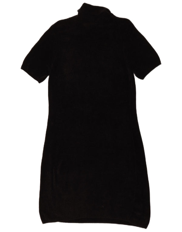 Rochie pulover cu mânecă scurtă pentru femei Marks & Spencer UK 12 Medium Black
