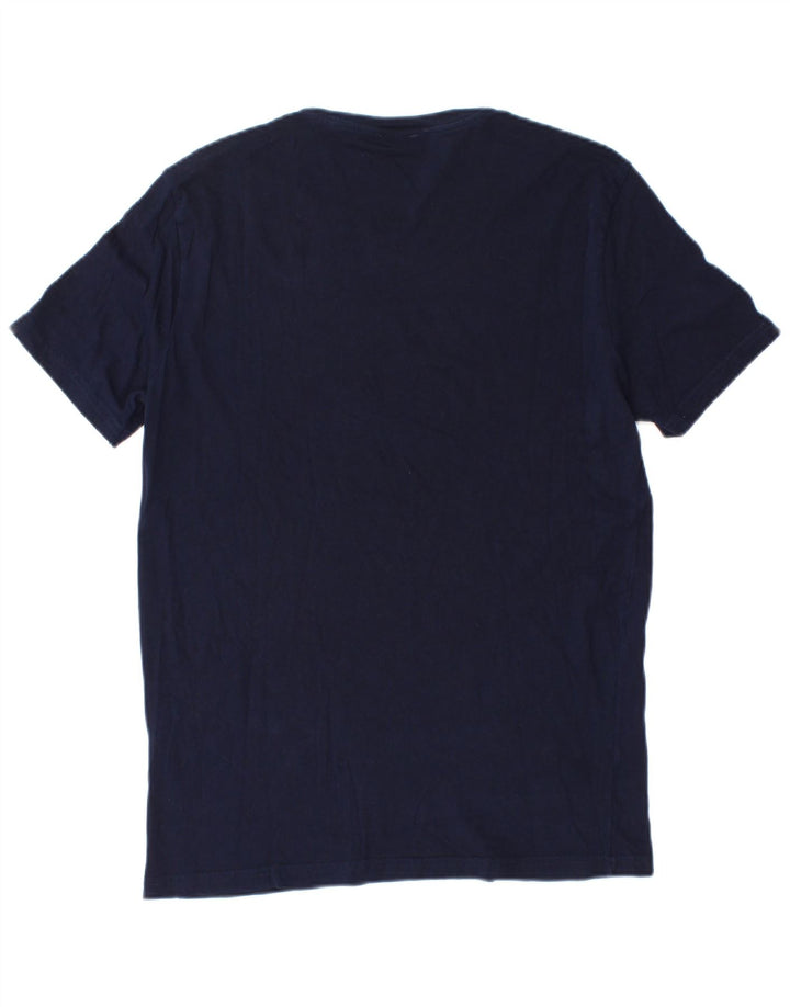 Tricou pentru bărbați Benetton Top Mediu Bleumarin Bumbac