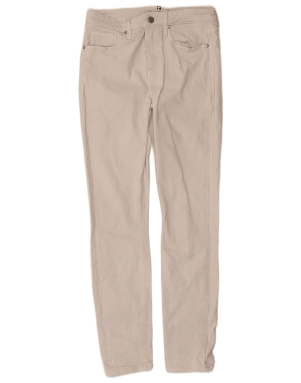 Blugi skinny pentru femei Tommy Hilfiger W28 L27 bumbac alb