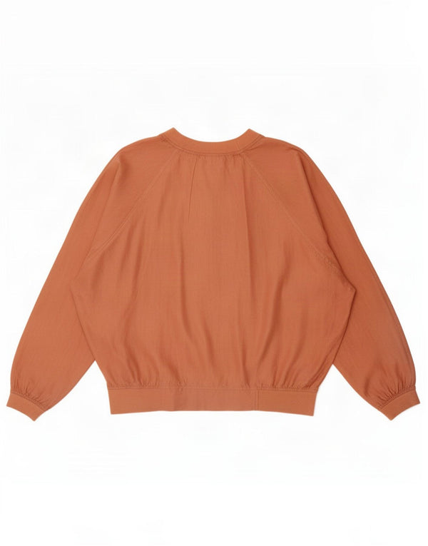 Vintage Top oversize pentru femei cu mânecă lungă IT 44 Medium Orange