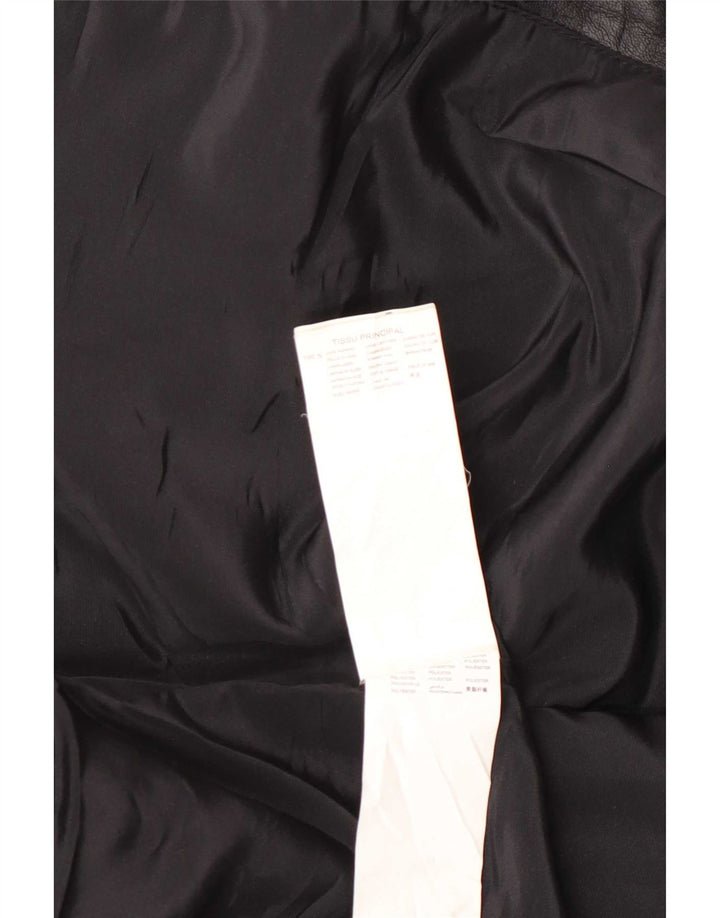 Jachetă Biker din piele pentru femei Promod UK 8 Small Negru