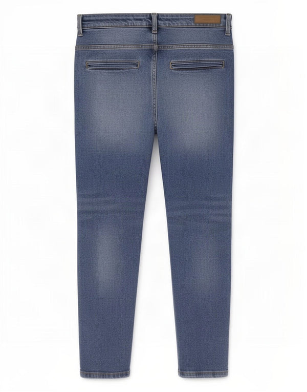 Blugi slim pentru bărbați Zara EU 44 Large W34 L26 Blue Bumbac