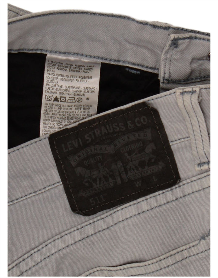 Blugi Levi's 511 Slim pentru bărbați W32 L27 bumbac gri