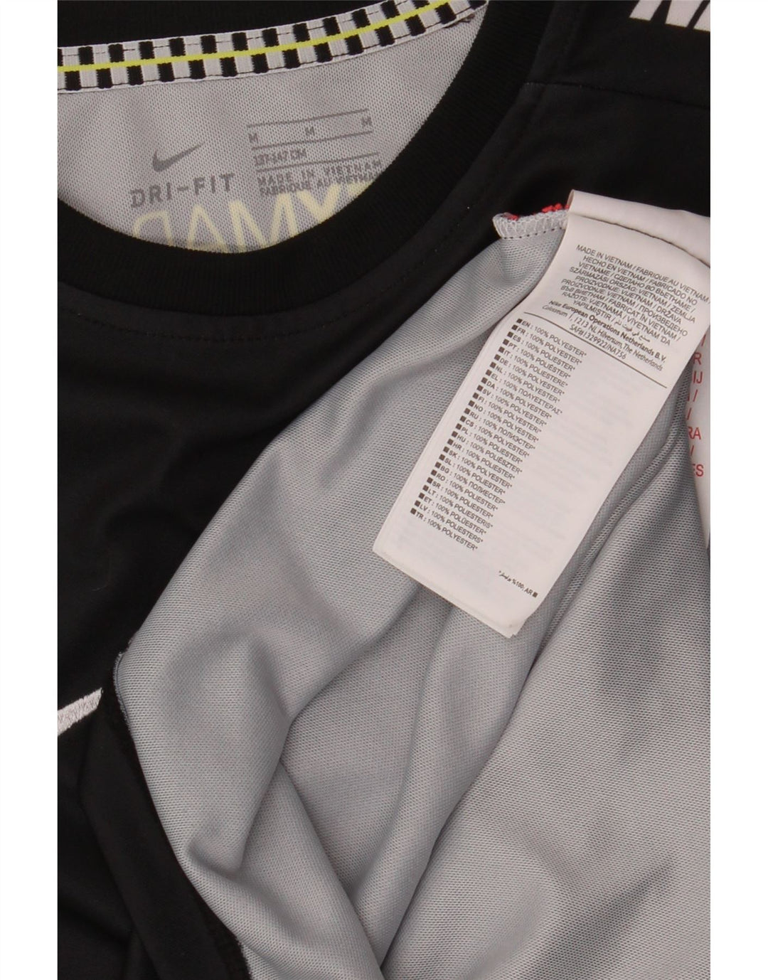 Tricou grafic NIKE Mercurial pentru băieți Top 10-11 ani Poliester negru mediu