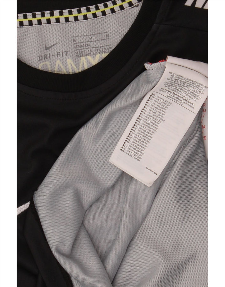 Tricou grafic NIKE Mercurial pentru băieți Top 10-11 ani Poliester negru mediu