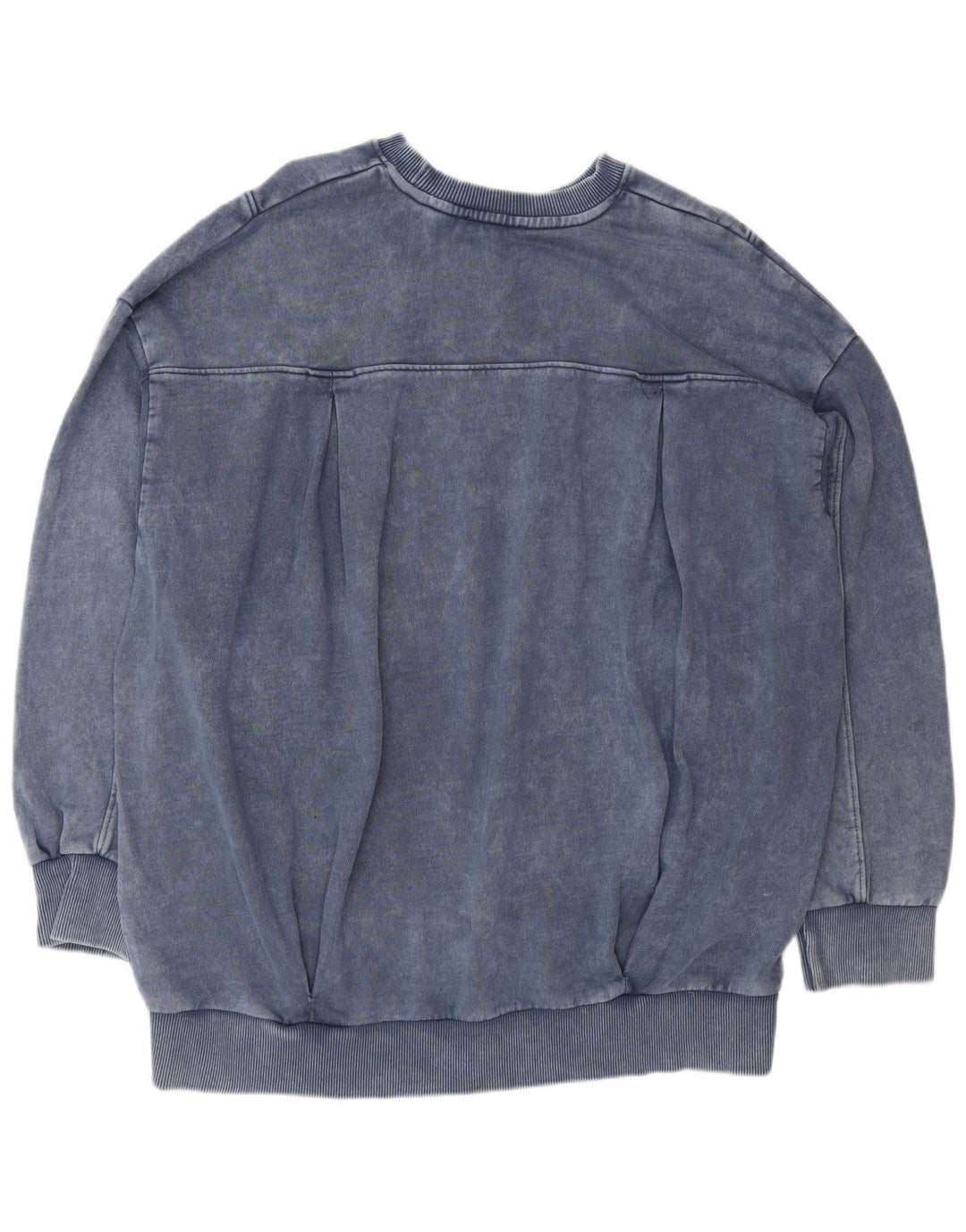 Pulover supradimensionat pentru femei Zara UK 16 mare bumbac bleumarin
