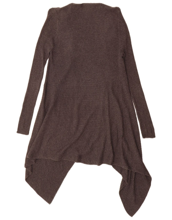 Pulover cardigan asimetric pentru femei Marks & Spencer UK 14 mare gri