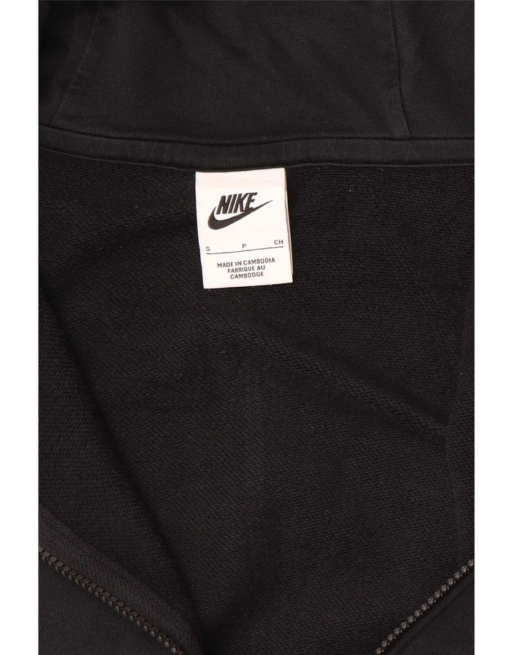Pulover Nike pentru femei, supradimensionat, cu fermoar, UK 10, negru