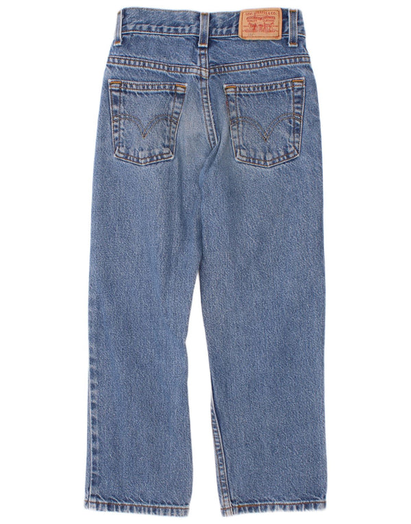 Blugi drepti Levi's Boys 550 Relaxed Fit 6-7 ani W22 L21 Bumbac albastru