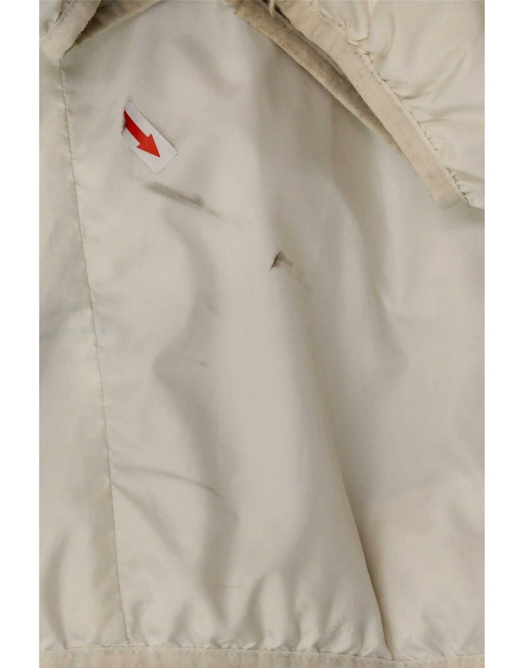Jachetă căptușită reversibilă cu glugă Nike pentru bărbați UK 44 2XL, poliester cu check alb