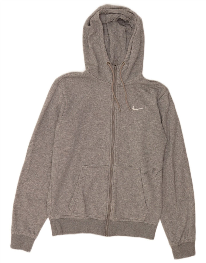 Pulover Nike pentru bărbați, cu fermoar, din bumbac mic, gri pete