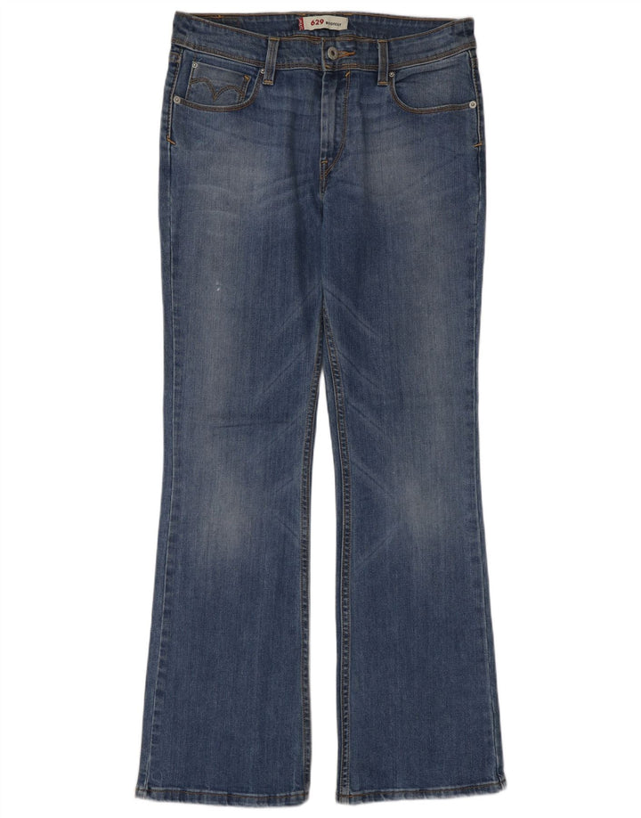 Blugi Levi's 629 Bootcut W30 L32 Bumbac albastru