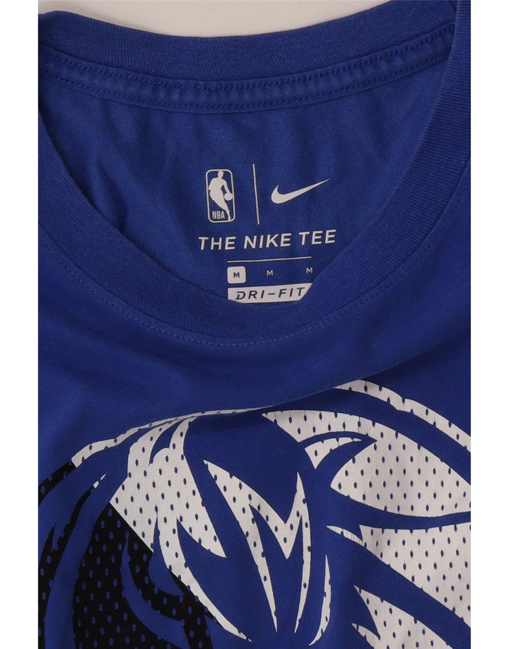 Tricou grafic NIKE pentru bărbați Dallas Mavericks Top Medium Blue