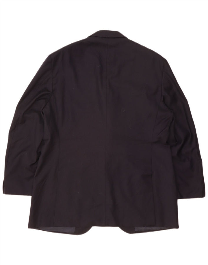 Jachetă Polo Ralph Lauren pentru bărbați cu 3 nasturi IT 56 3XL Lână bleumarin