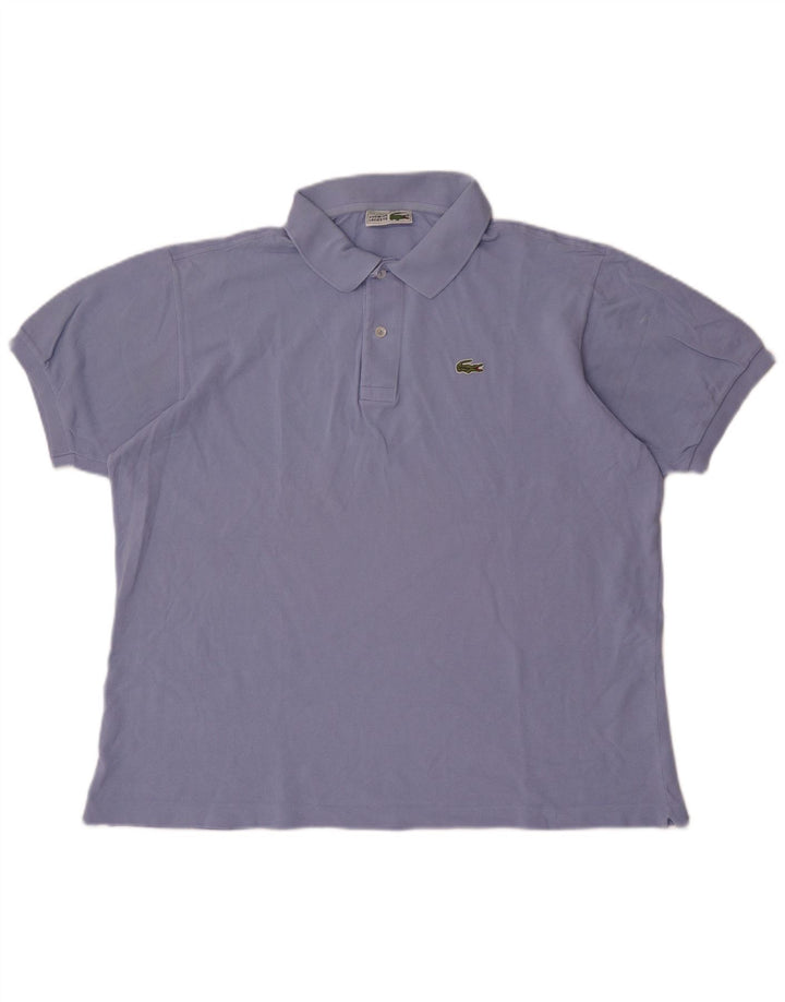 Tricou polo pentru bărbați Lacoste Mărimea 6 XL Bumbac albastru
