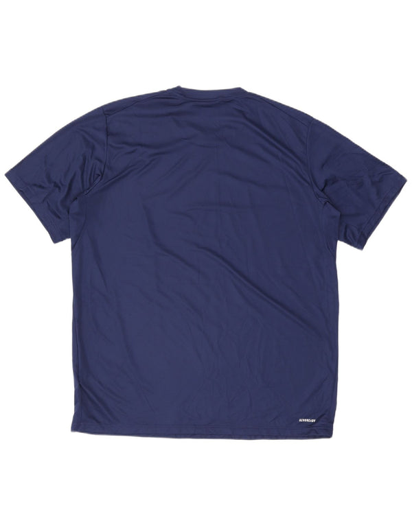 Tricou pentru bărbați Adidas Aeroready Top XL Bleumarin Poliester