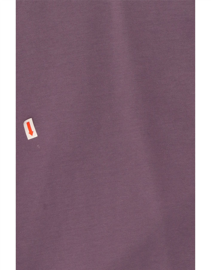 Pulover supradimensionat pentru femei ADIDAS UK 8/10 Bumbac violet mic