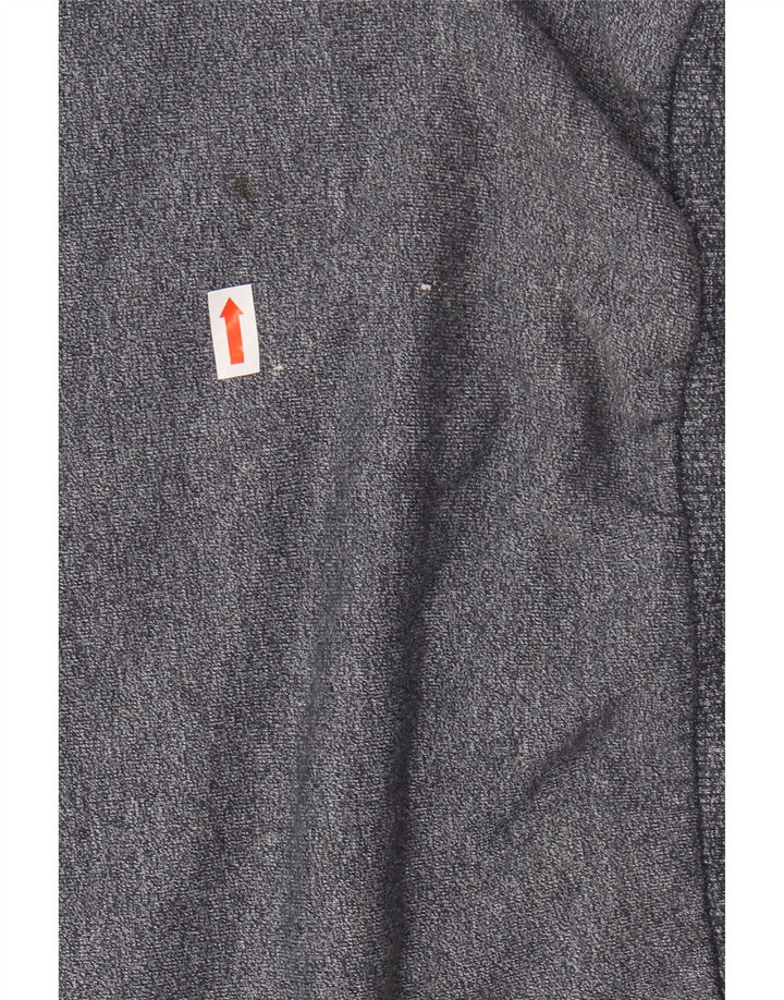 Pulover cu glugă cu grafic pentru femei ELLESSE UK 14, mare, bleumarin, bloc de culoare