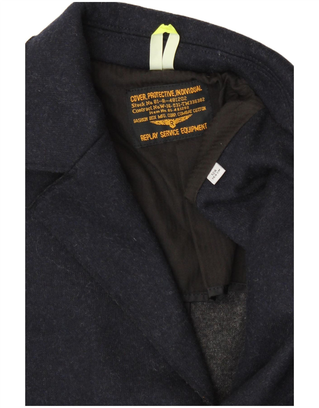 Jachetă pentru băieți Replay Blazer cu 3 nasturi 11-12 ani, bleumarin, poliester, clasică