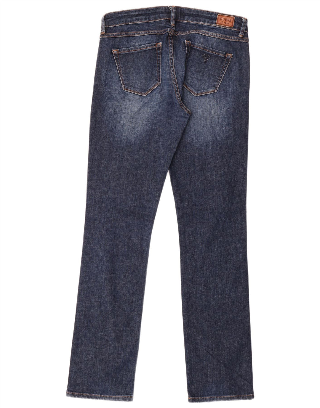 Blugi Guess Starlet drepte pentru femei W30 L32 bumbac albastru