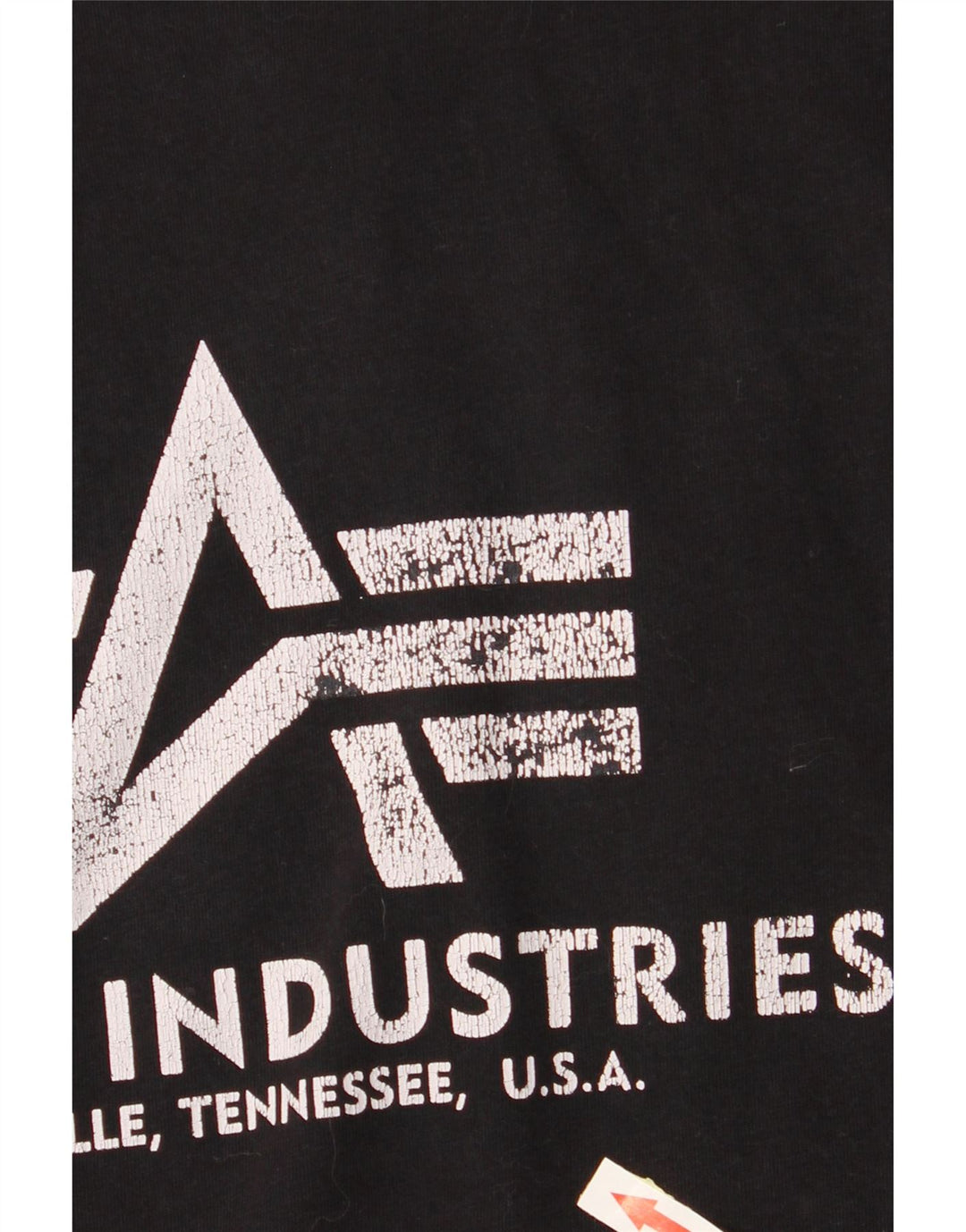 ALPHA INDUSTRIES Tricou grafic pentru femei Top UK 10 Small Black Bumbac