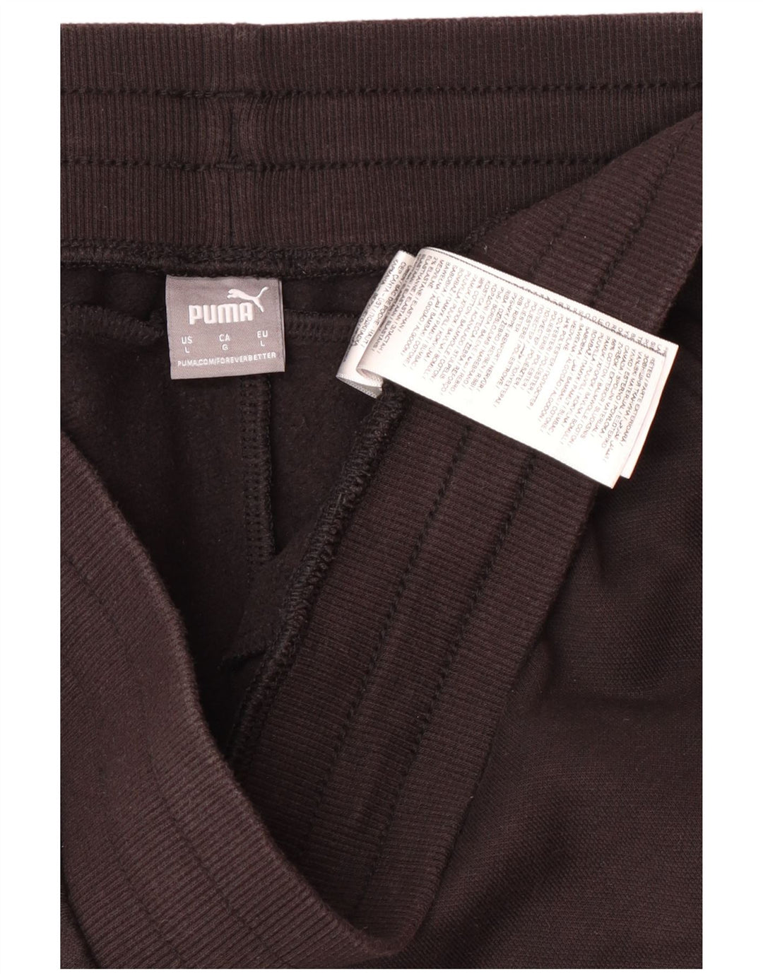 Pantaloni Windbreaker pentru femei Puma UK 14, mari, negru, bumbac