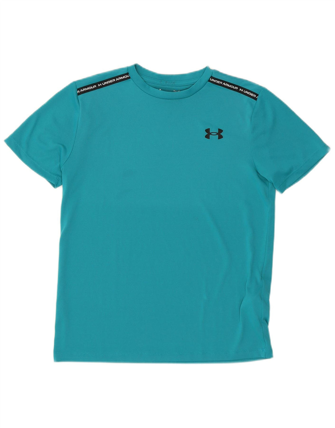 Tricou grafic Under Armour pentru băieți Top 11-12 ani Poliester turcoaz mare