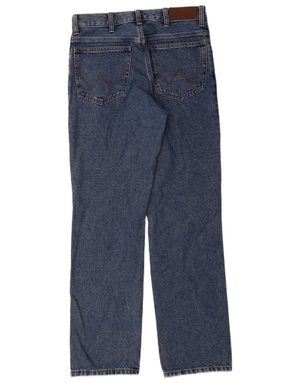 Blugi drepti pentru bărbați Wrangler W30 L32 Bumbac albastru