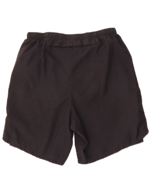 Pantaloni scurți sport Nike Dri Fit pentru bărbați, poliester negru mic