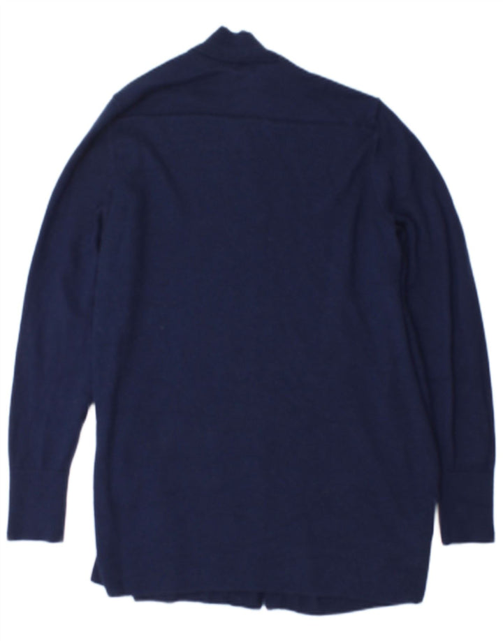 Pulover cardigan deschis pentru femei L.L.Bean UK 14 Mediu Lână bleumarin