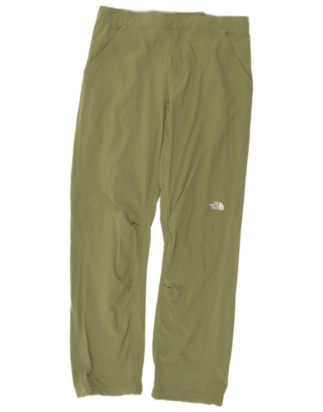 Pantaloni drepti de drumeție pentru femei The North Face, L30 L32, nailon verde