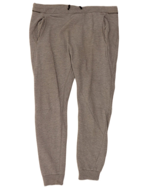 Pantaloni de trening Zara Barbati Joggeri XL Bumbac gri